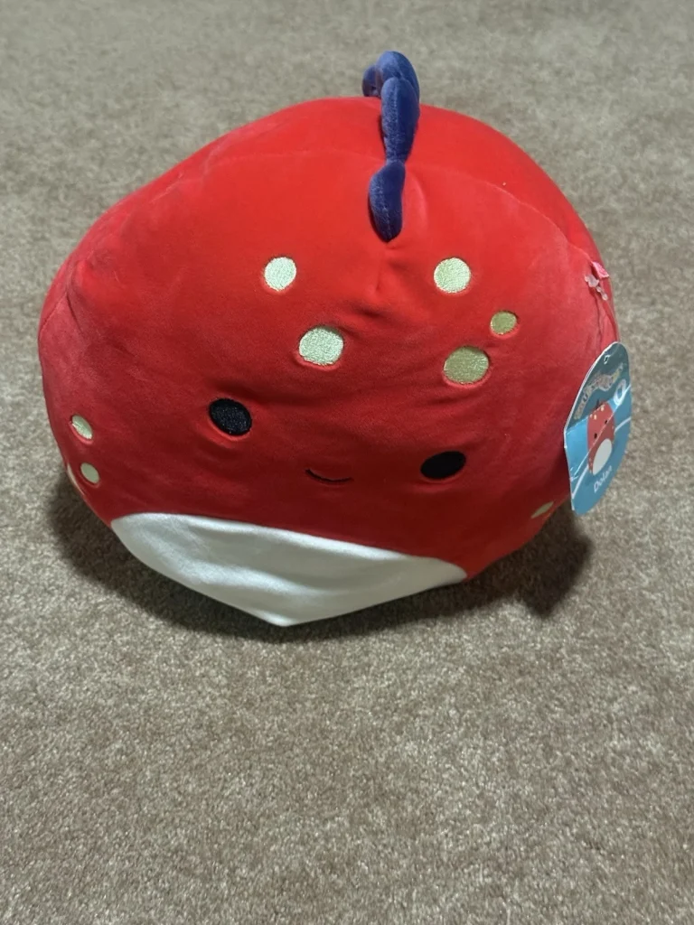 Squishmallows 16” Dolan Red Dinosaur Plush Kellytoy Original Large 2023