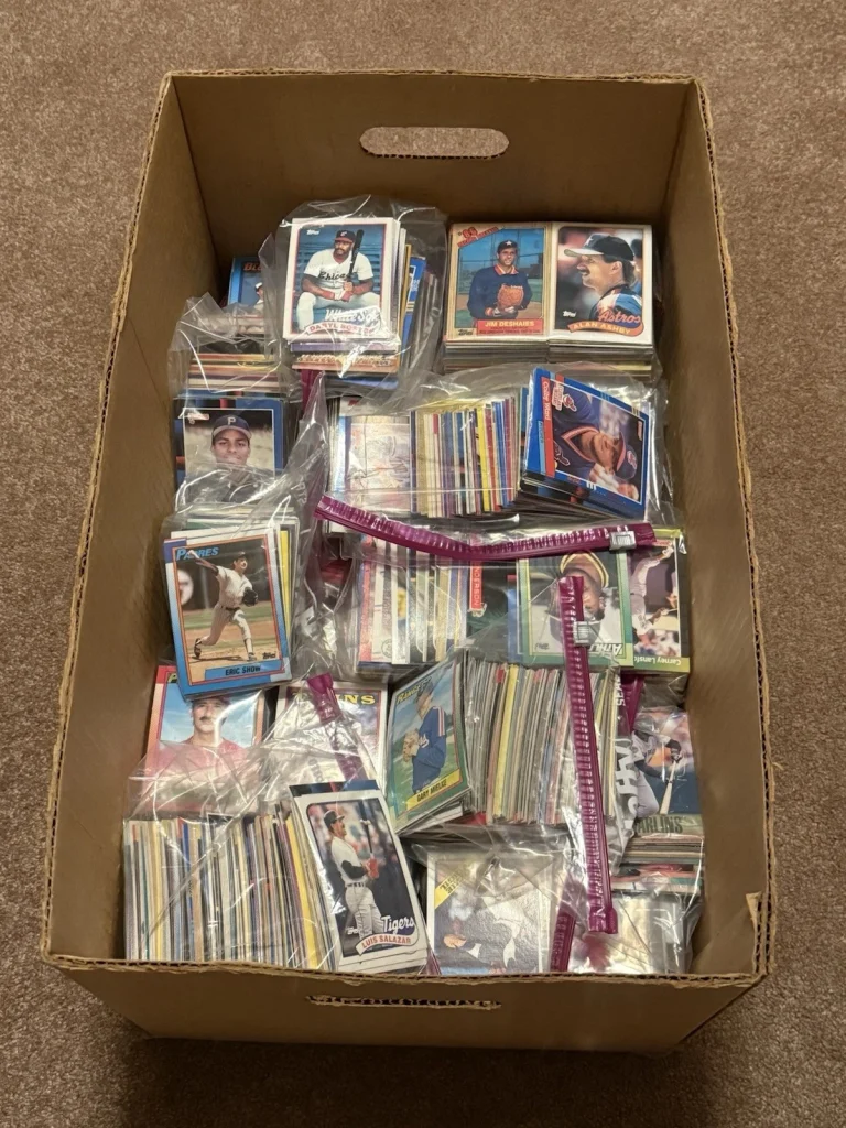 Huge Lot Vintage Baseball Cards 1980s 1990s Topps Donruss Fleer