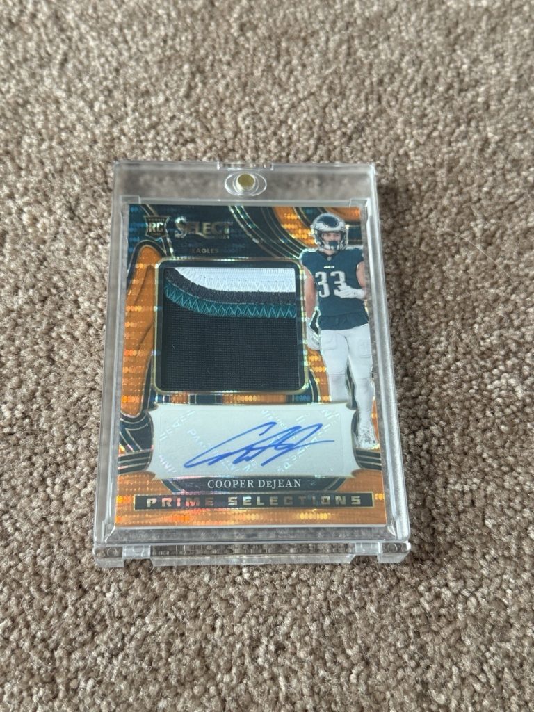 2024 PANINI SELECT #PSPS-CDN COOPER DEJEAN FOTL ORANGE SHIMMER RPA /35