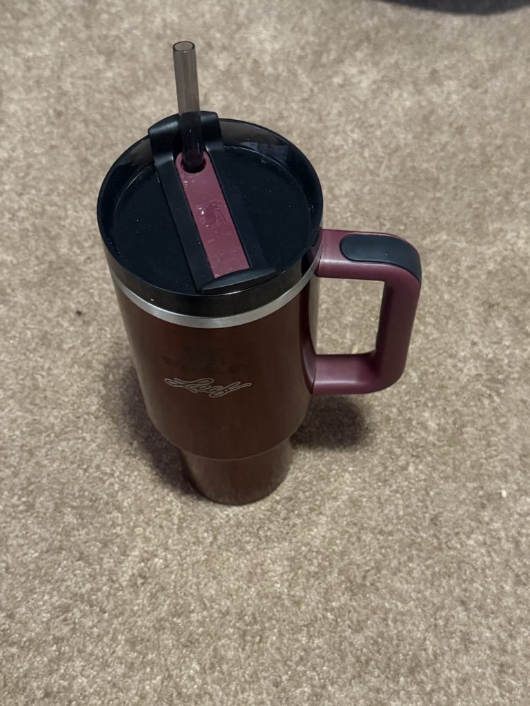 Leaf Trading Cards x Stanley Engraved Tumbler Cup 40oz Rosewood Glow
