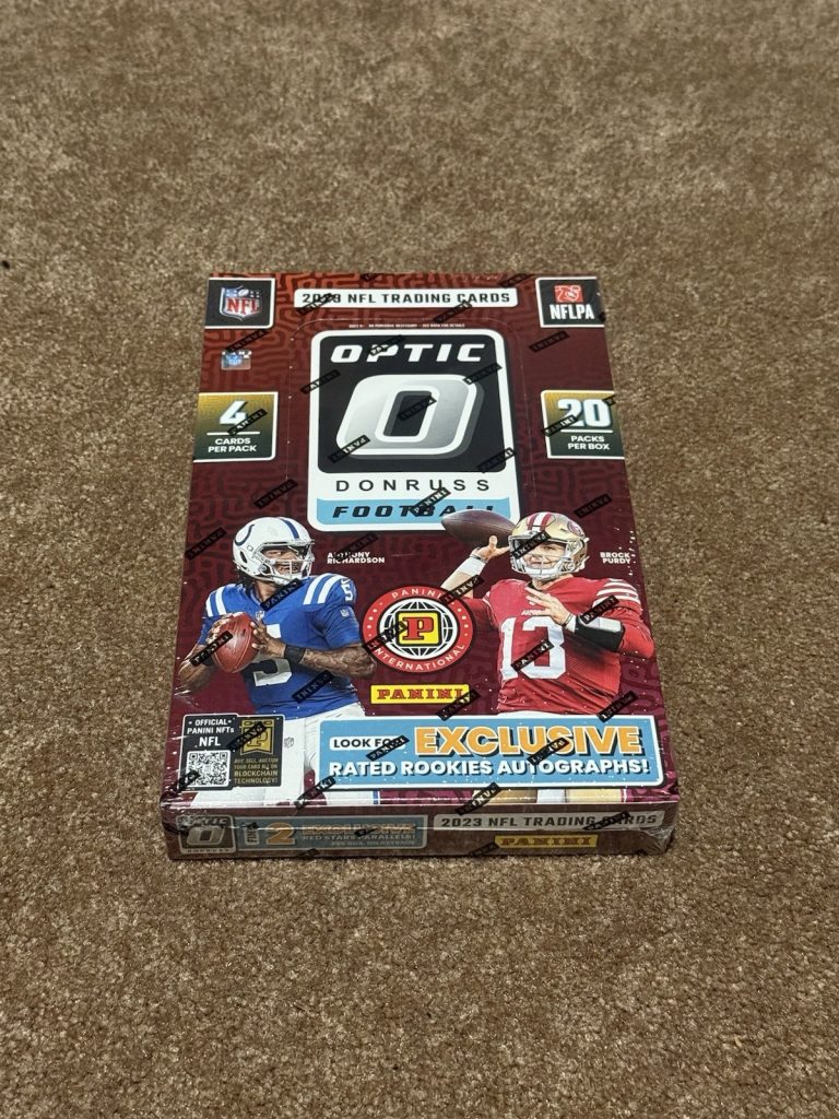 2023 Panini Donruss Optic NFL Football Sealed International Hobby Box