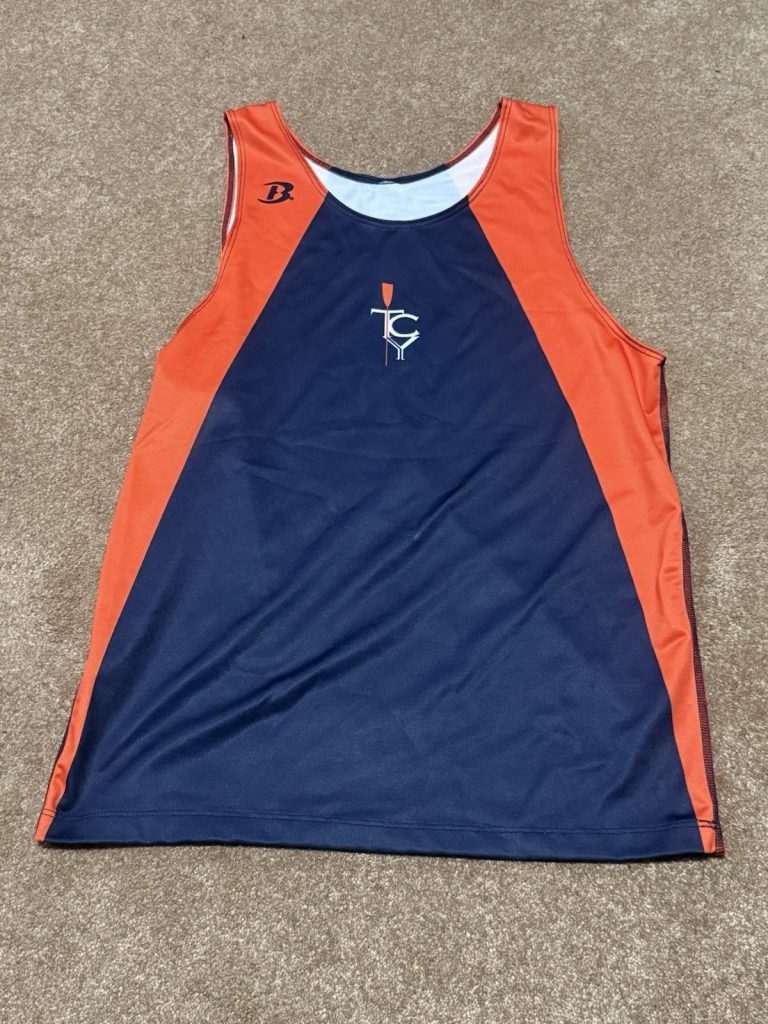Boathouse TCY Rowing Tank Top XL Navy Orange Twin Cities Youth Rowing