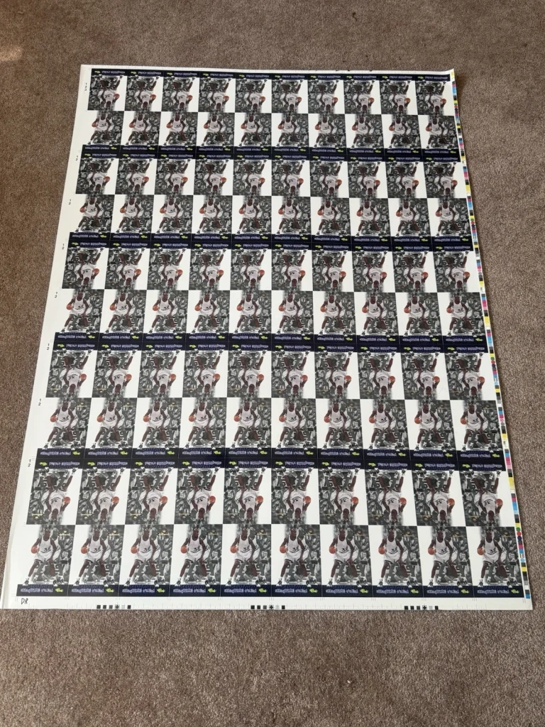 1992 Classic Shaquille O’Neal Rookie Uncut Sheet Orlando Magic RC Rare Printer