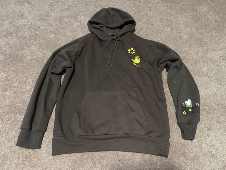 Peanuts Snoopy Hoodie Mens L Brown Rise Shine Sunflower Graphic Pullover