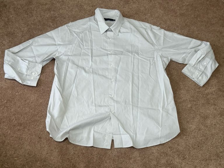 A. Mark Studio Dress Shirt Mens 2XL White Button Up Long Sleeve Classic