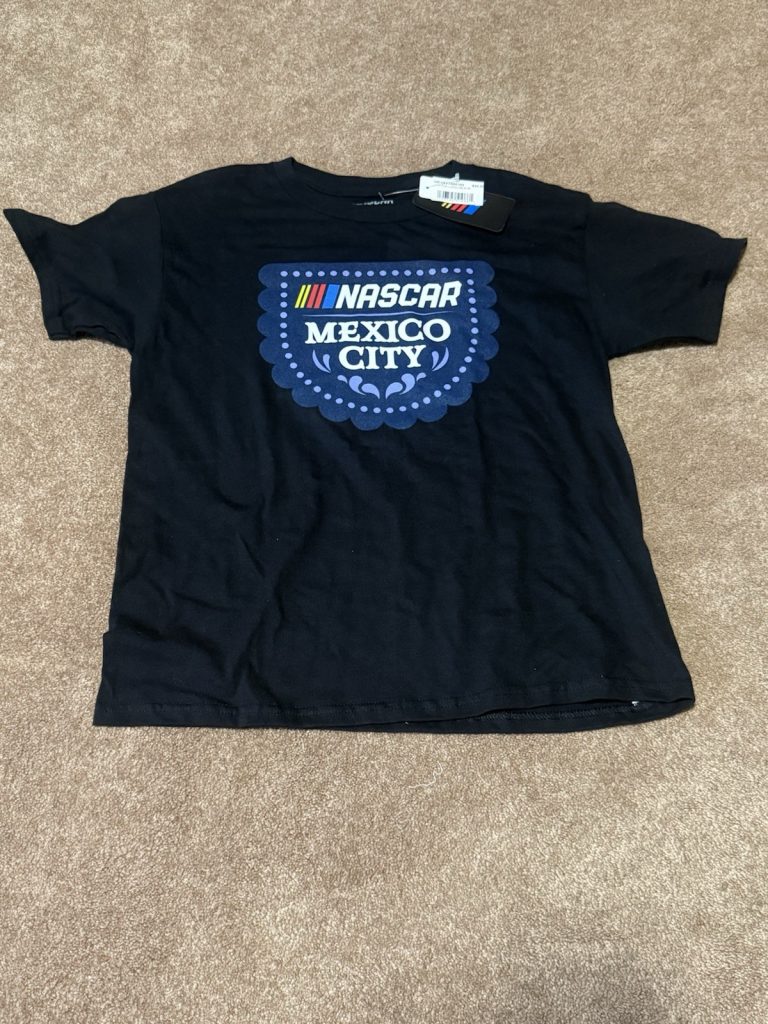 NASCAR Mexico City Youth T-Shirt – Black – Size Medium