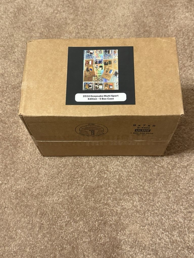2024 Keepsake Multi Sport Edition 5 Box Case Factory Sealed Hobby Box Case