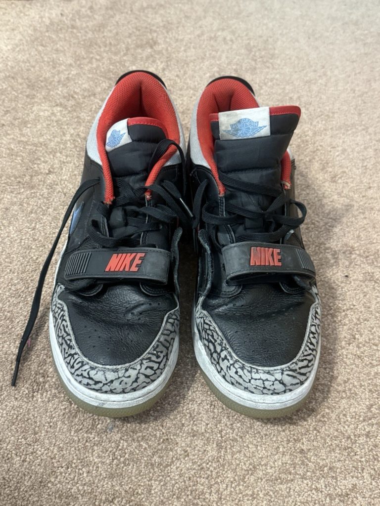 Nike Air Jordan Legacy 312 Low Black Red Elephant Print Mens Size 13 CD7069