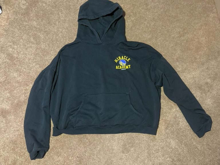 Nahmias Miracle Academy Warriors Hoodie Black XL NBA Golden State Embroidered