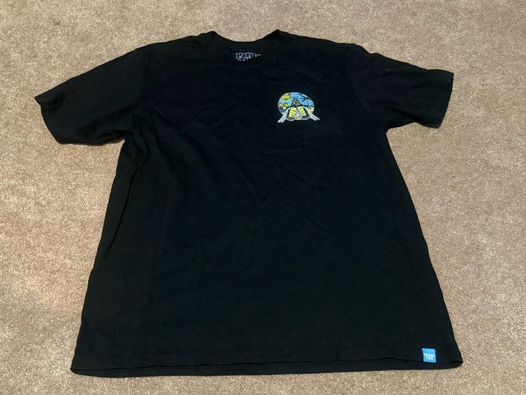 Pardy Time X-Large Black Graphic T-Shirt Pardy Now Later Skull Beach Tee