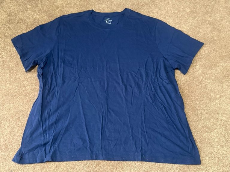 Nike Tee Shirt Mens 4XL Navy Blue Short Sleeve Crew Neck Athletic