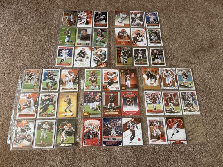 Cleveland Browns Football Card Lot Inserts Rookies Myles Garrett Gordon