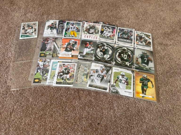 New York Jets Football Card Lot Sanchez Revis Martin Inserts RCs