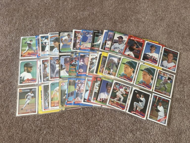 Boston Red Sox Card Lot 80s 90s Clemens Burks Inserts + Stars