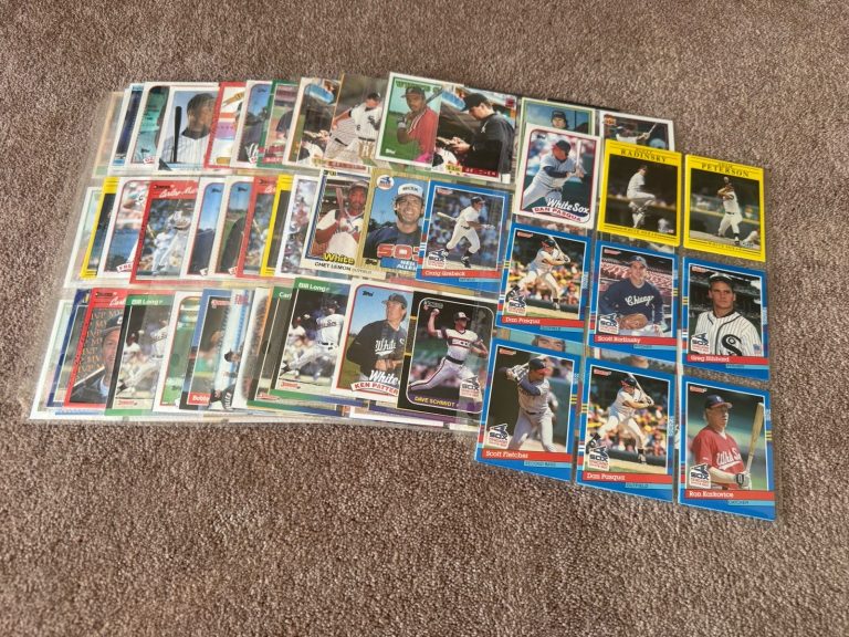Chicago White Sox Card Lot Vintage Topps Donruss Fleer Sosa Fisk +