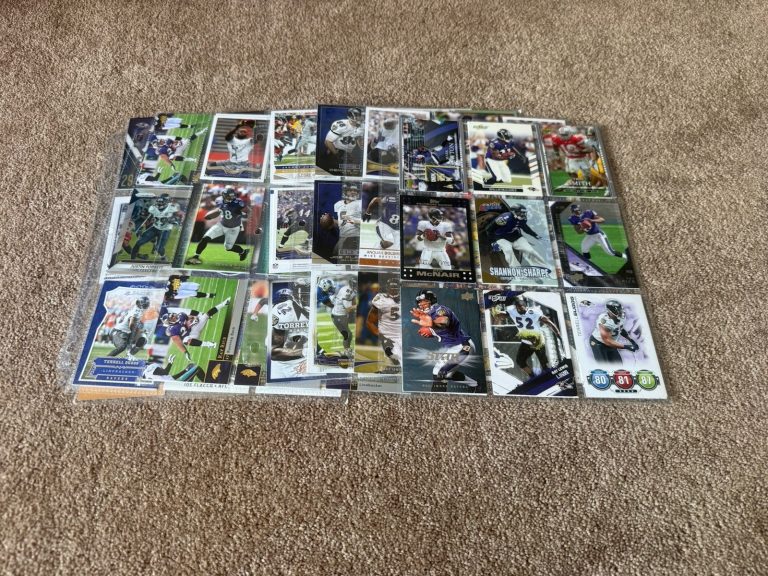 Baltimore Ravens Football Card Lot Flacco Rice Lewis Inserts RCs