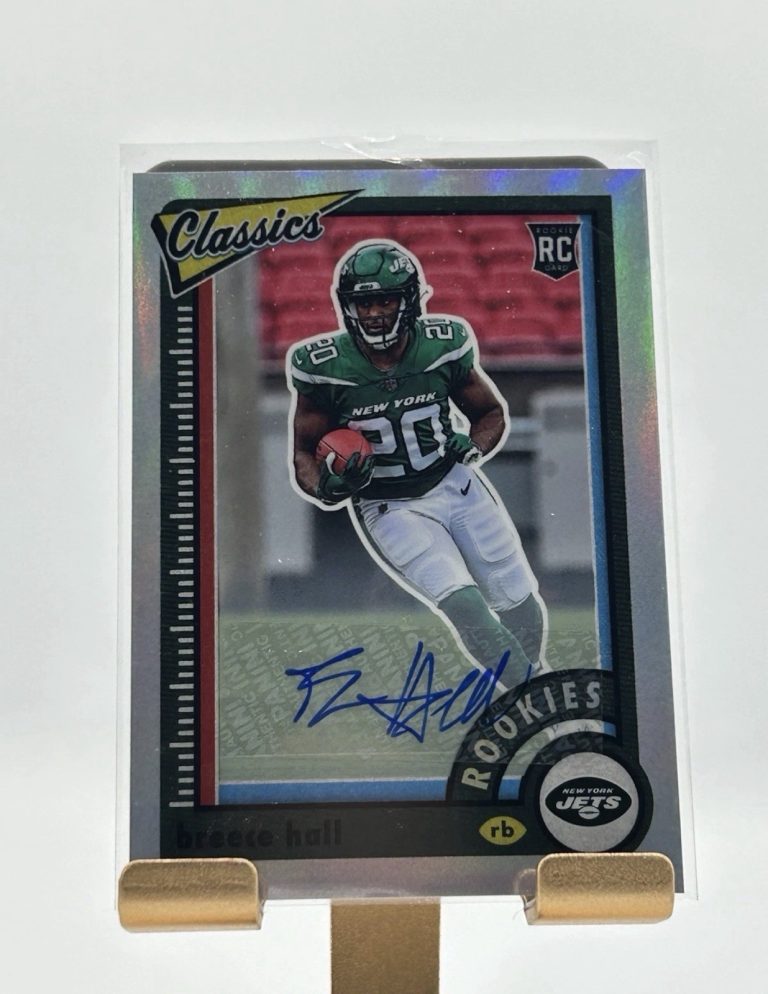 2022 Panini Classics Breece Hall Rookie Silver Auto #157