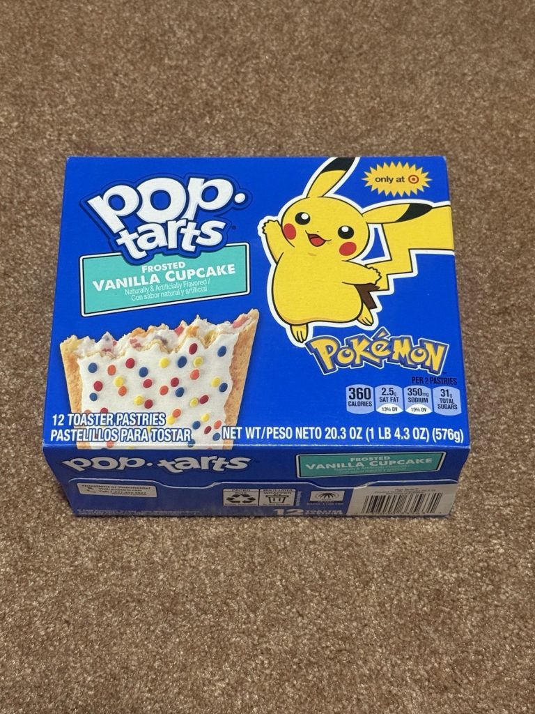 Pokemon Pop-Tarts Vanilla Cupcake Sealed Box Target Exclusive Pikachu 12 Pack