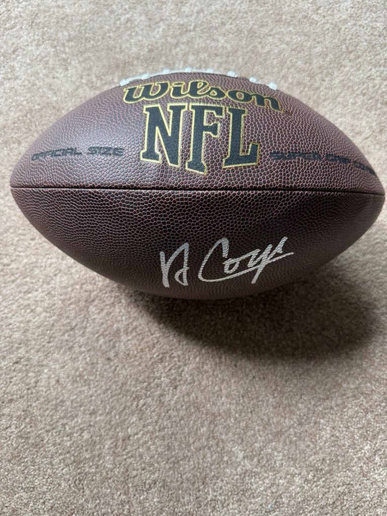Amari Cooper Signed Wilson NFL Football JSA Certified Browns Cowboys Raiders