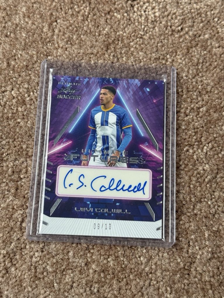 2022 Leaf Ultimate Futures Levi Colwill Auto /10 Chelsea England RC
