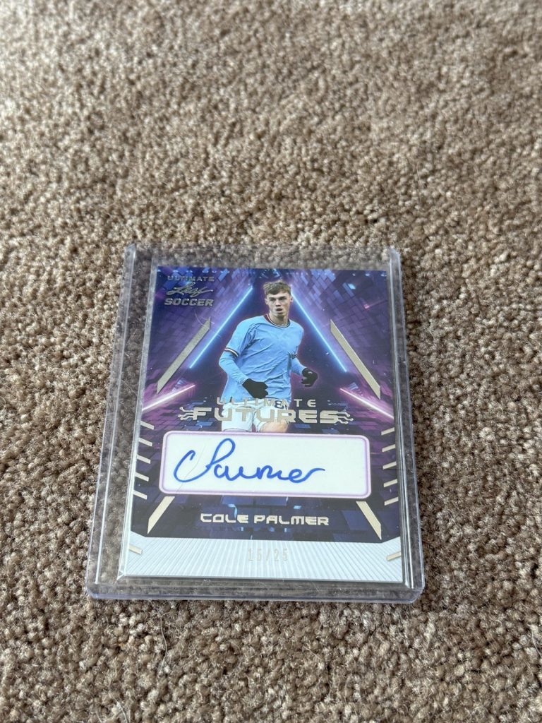 2022 Leaf Ultimate Futures Cole Palmer Auto /25 F-CP3 Man City Chelsea England