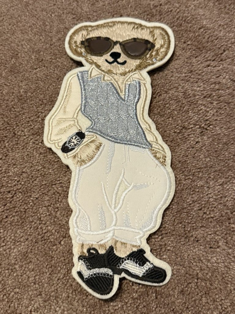 Polo Bear Patch Embroidered Ralph Lauren Style Sunglasses Cardigan Sneakers Lg