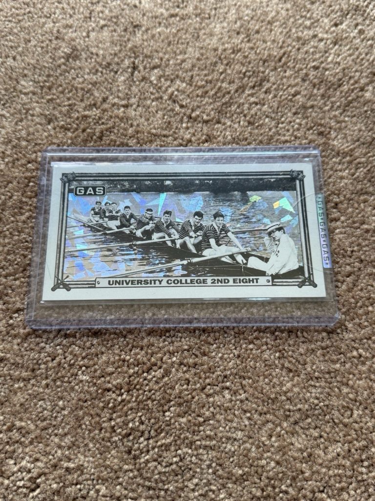 2023 GAS Series 3 Stephen Hawking #14 Cracked Ice Foil Prism /25 Rowing Cox