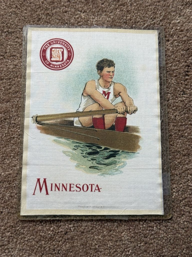 1910 Murad Tobacco Silk University of Minnesota Rowing Crew College Series S22