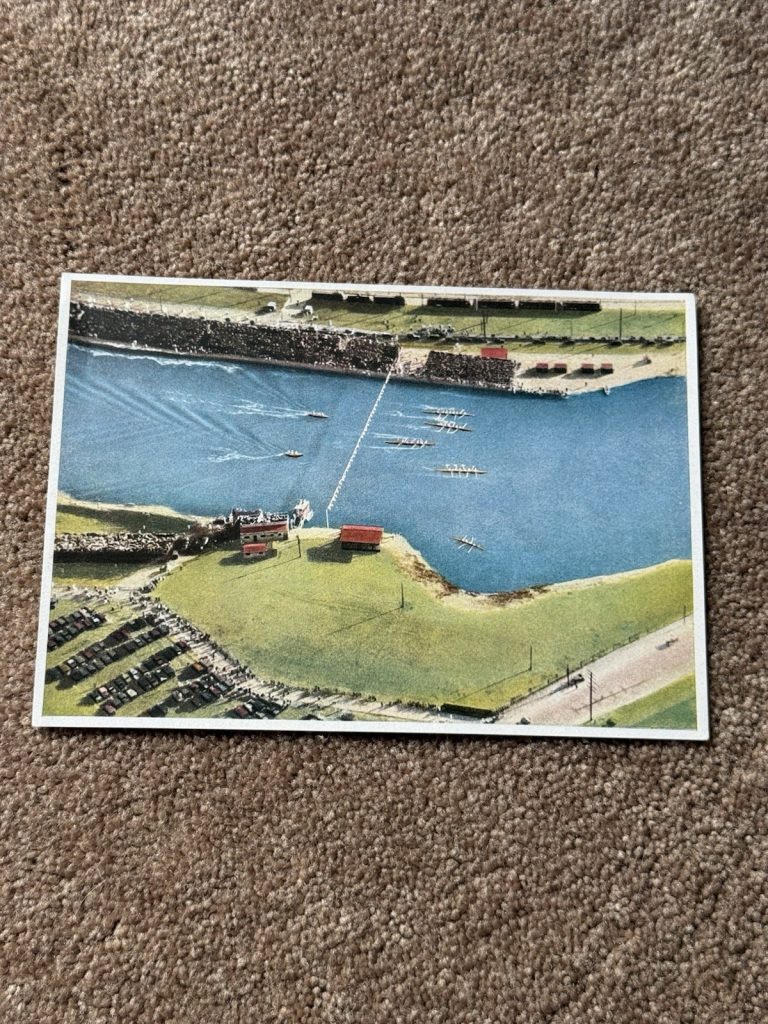1932 Olympia Los Angeles Olympics Rowing Eights Aerial German Card Bild 132