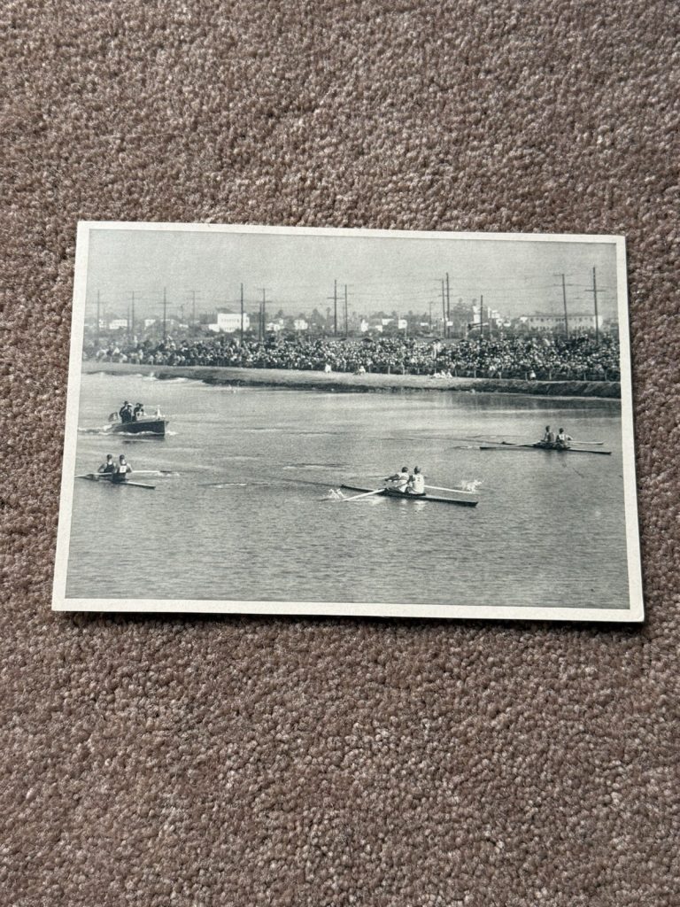 1932 Olympia Los Angeles Olympics Rowing Coxless Pairs German Card Bild 134
