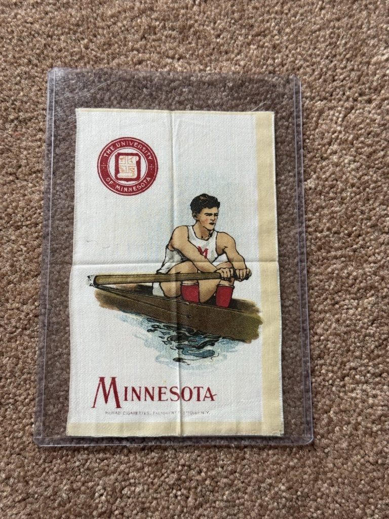 1910 Murad Tobacco Silk University of Minnesota Rowing Crew College Series S22