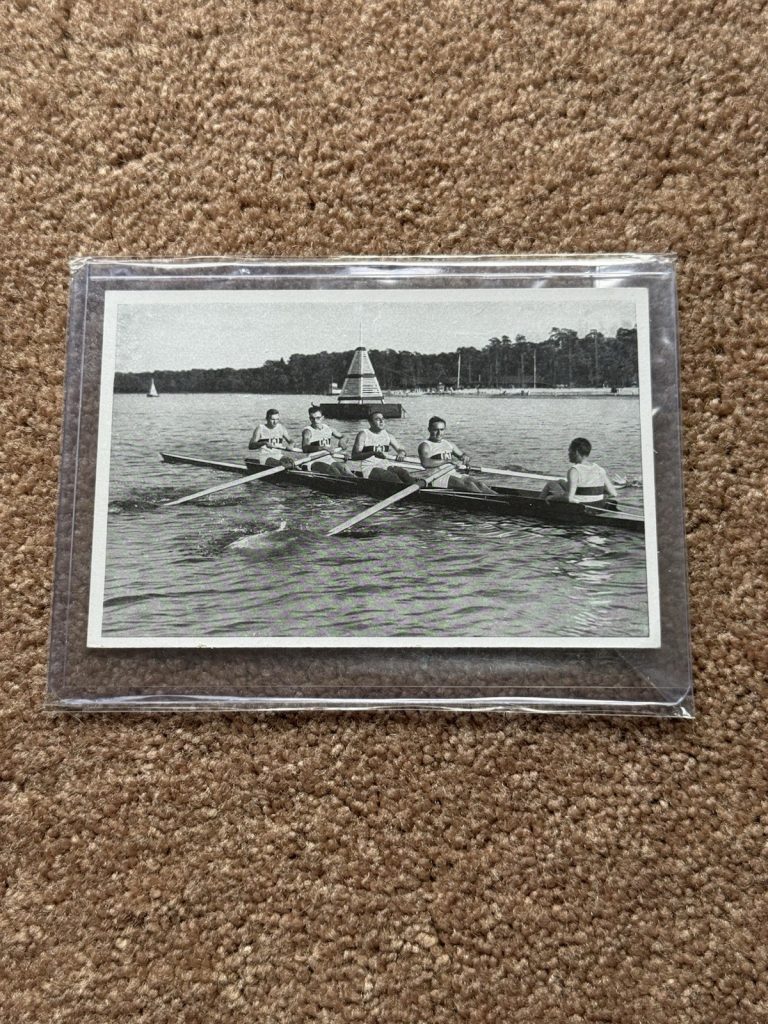 1936 Olympia Berlin Olympics Rowing German Coxed Four Gold Card Bild 109 Band II
