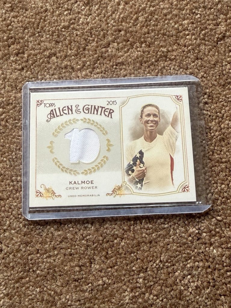 Megan Kalmoe 2015 Topps Allen & Ginter Relic Crew Rower FSRB-MKA Memorabilia