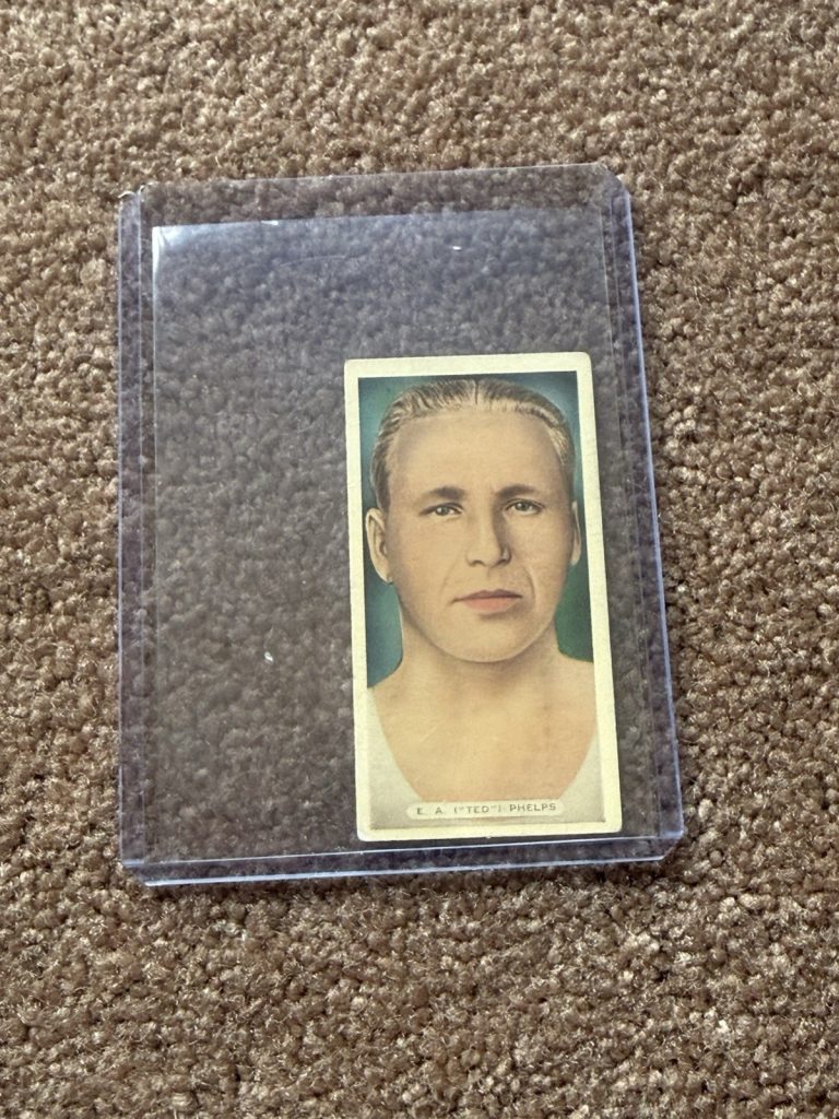 Ted Phelps 1935 Ardath Cork Sports Champions Rowing #21 Tobacco Cigarette Card