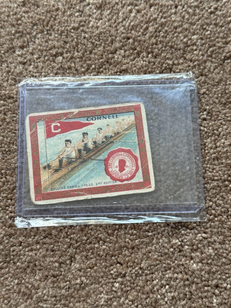 Cornell 1910 Murad Cigarettes College Series Rowing T51 2nd Edition Tobacco Card