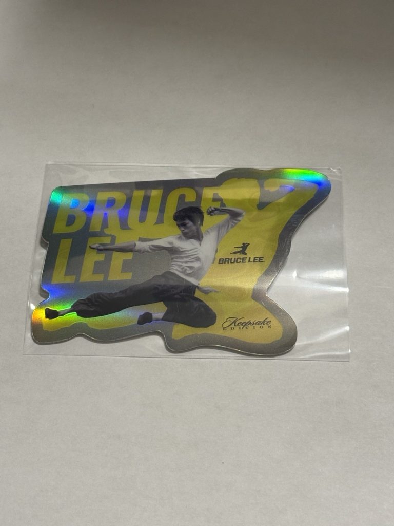 Bruce Lee 2024 Keepsake 50th Anniversary #181 Die-Cut Holo Martial Arts Legend