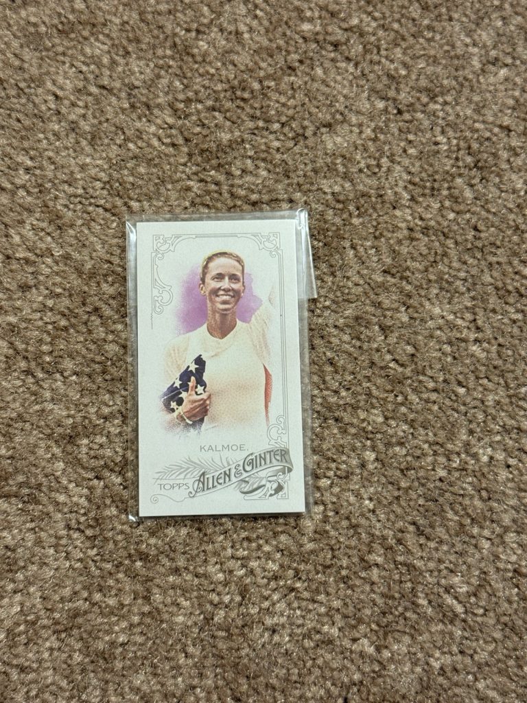 Megan Kalmoe 2015 Topps Allen & Ginter #30 Mini Black Border /25 Rowing USA Crew