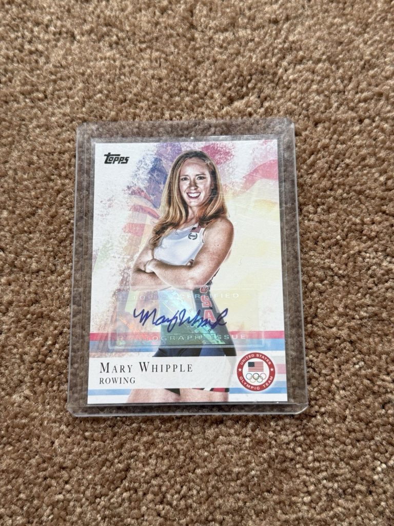 Mary Whipple 2012 Topps US Olympic Team #7 Auto Autograph Rowing Coxswain USA