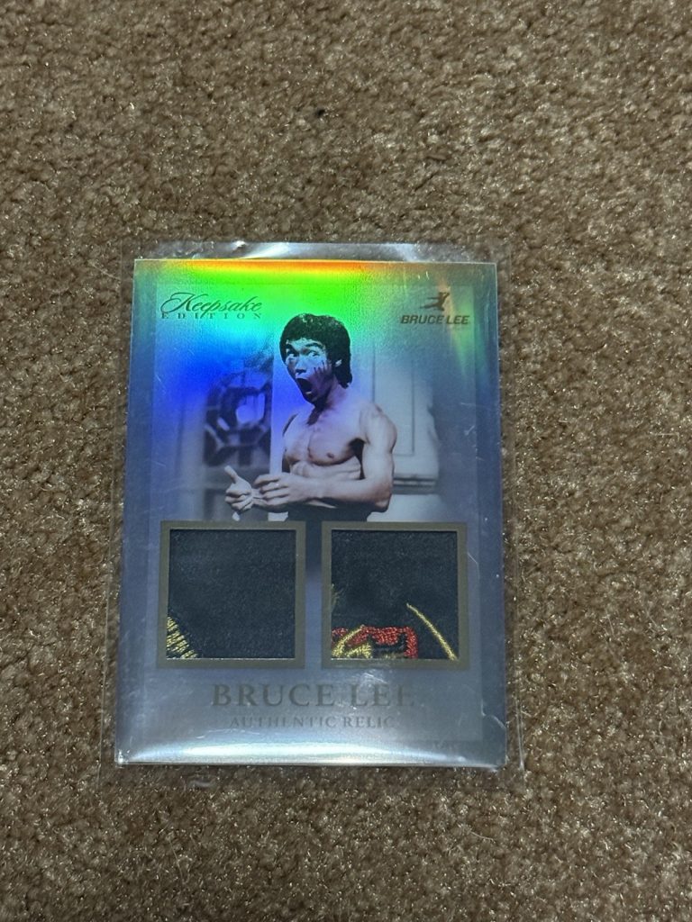 2024 Keepsake Bruce Lee 50th Anniversary #236 Dual Relic Authentic Relic Holo
