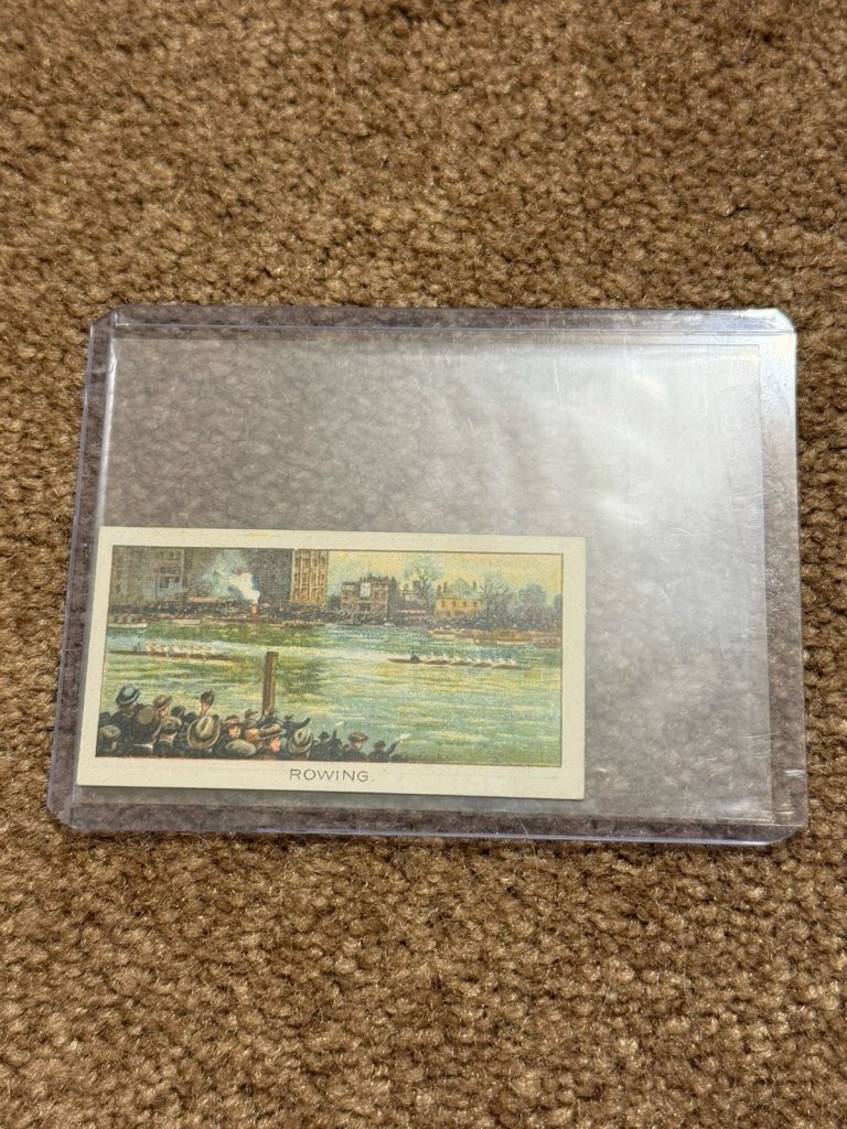 Boguslavsky Turf Cigarettes #23 Oxford & Cambridge Boat Race Rowing Card 1920s