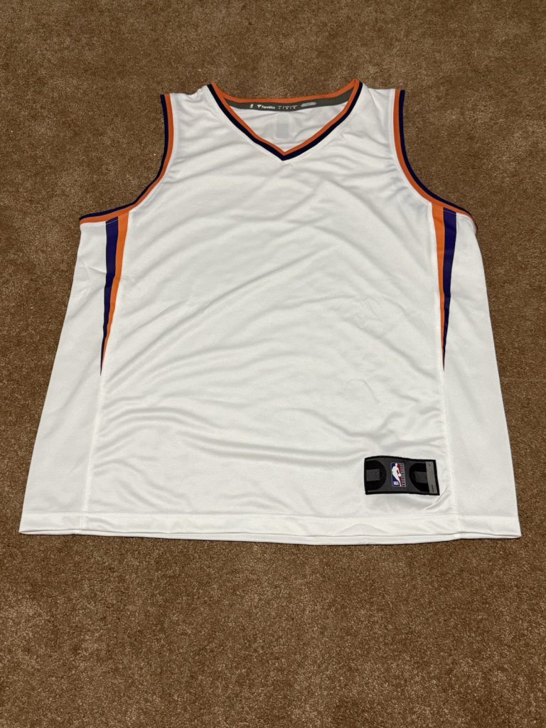 Fanatics NBA Phoenix Suns Blank Jersey White Mens L Authentics Association