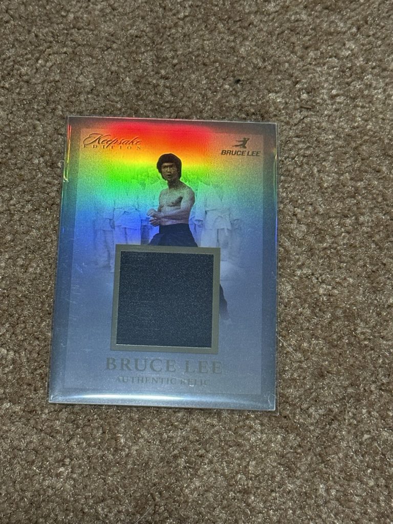 2024 Keepsake Bruce Lee 50th Anniversary #230 Relic Authentic Relic Holo