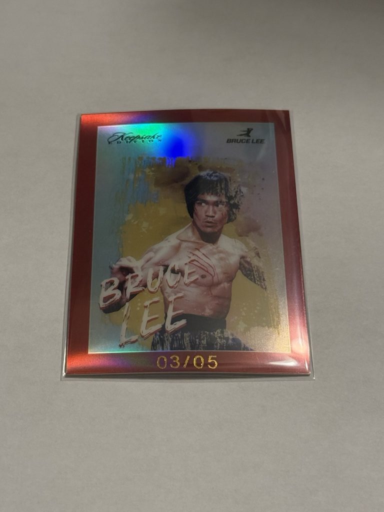 2024 Keepsake Bruce Lee 50th Anniversary #163 Red Refractor /5