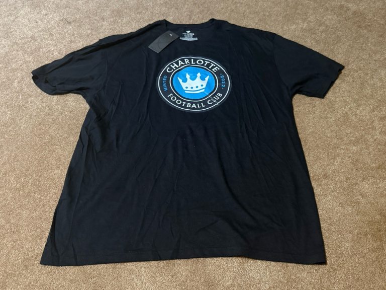 Charlotte FC Westwood #8 Fanatics Mens XL Black T-Shirt NWT MLS Soccer