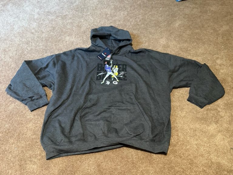 Border Battle Fanatics Hoodie Vikings Packers Addison Alexander NFL Mens 3XL NWT