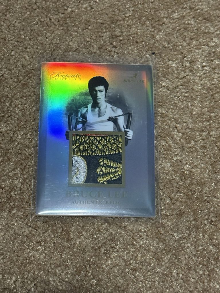 2024 Keepsake Bruce Lee 50th Anniversary Authentic Relic Patch Card #225