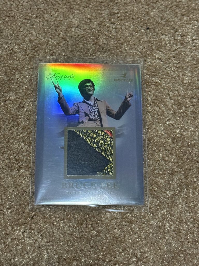2024 Keepsake Bruce Lee 50th Anniversary Authentic Relic Patch Card #221