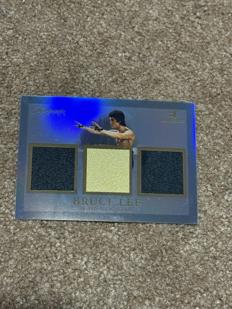 2024 Keepsake Bruce Lee 50th Anniversary Triple Authentic Relic Patch Card #248