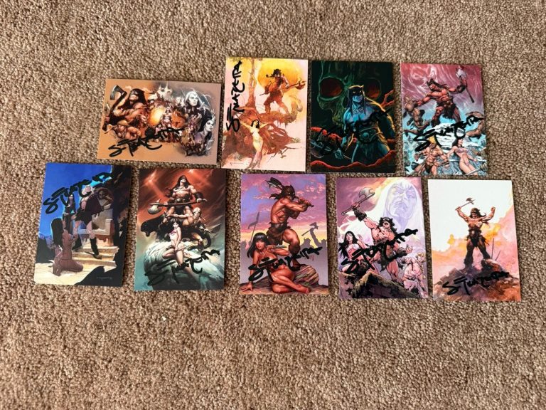 Frazetta Girls Icon Collectibles Fire & Ice Teegra Signed Sara Frazetta