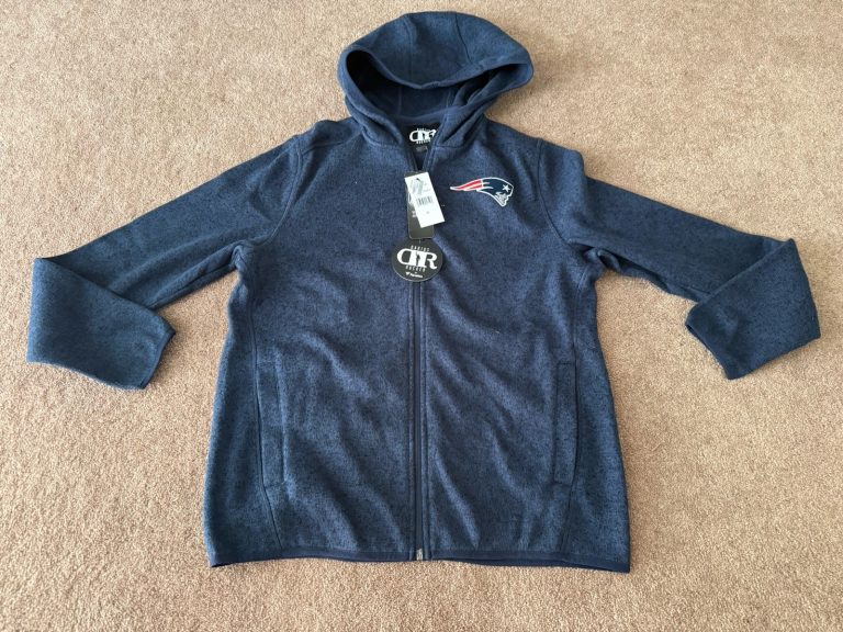 Darius Rucker x Fanatics New England Patriots Navy Full Zip Hoodie NWT M